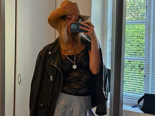 Florence Lace Top in Black · effortless scandi top for women from ITS MAY