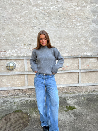 Azzurra Knit in Grey · effortless scandi knitwear for women from ITS MAY