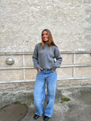 Azzurra Knit in Grey · effortless scandi knitwear for women from ITS MAY