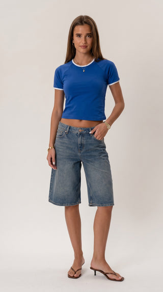 Rosa T-shirt - Royal Blue