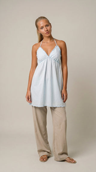 Stella Mini Dress - Baby Blue
