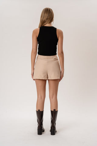 Aurora Skirt in Khaki · effortless scandi skirt for women from ITS MAY