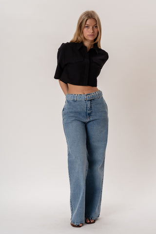 Amadea Jeans in Light Blue · effortless scandi jeans for women from ITS MAY