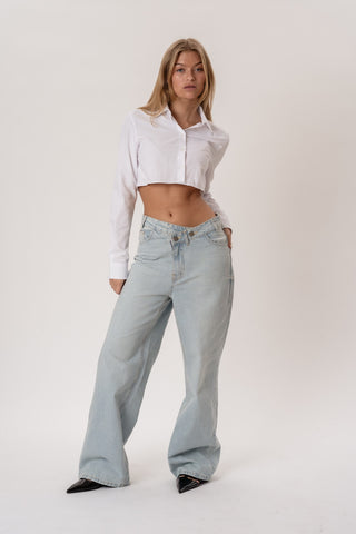 Talia Shirt in White · effortless scandi formal shirts & blouses for women from ITS MAY