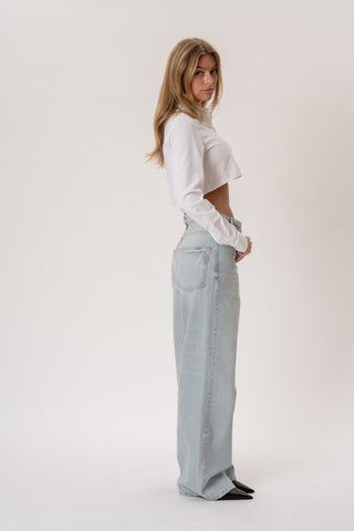 Angelina Loose Jeans in Light Blue · effortless scandi jeans for women from ITS MAY