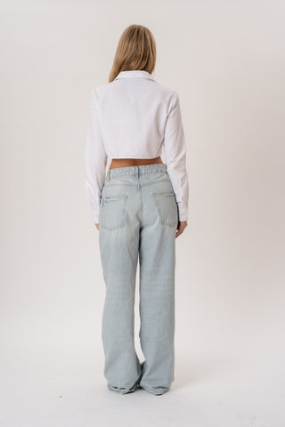 Angelina Loose Jeans in Light Blue · effortless scandi jeans for women from ITS MAY