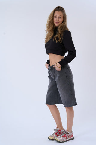 Zenia Half Zip in Black · effortless scandi jacket for women from ITS MAY